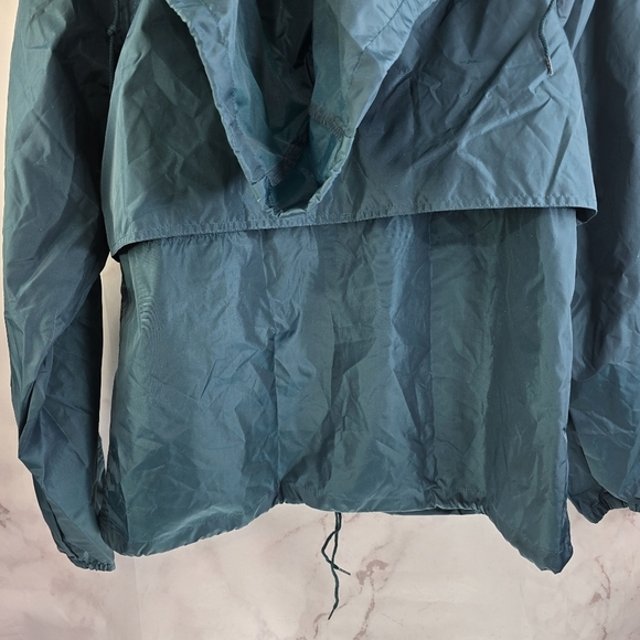 Vintage Eddie Bauer Jacket Men Large Forest Windbreaker Nylon Anorak Sac Jac NOS - Picture 8 of 15